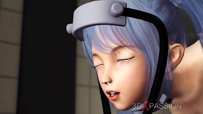 3dxpassion.com. plumbing machine 18 yr older japanese schoolgirl gets poked firm in the kitchen