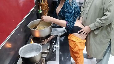 Desi Housewife anal invasion lovemaking In Kitchen While She Is Cooking